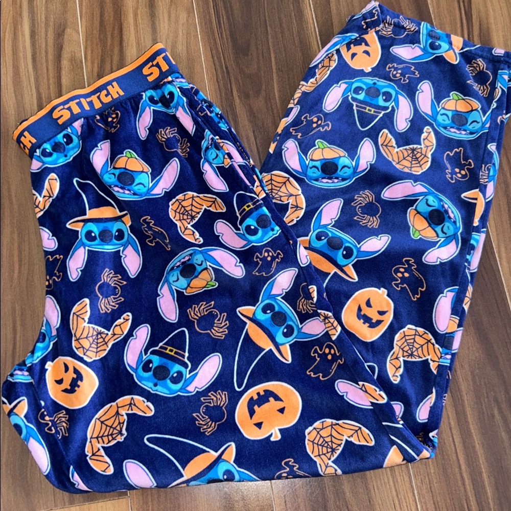 Medium Disney Stitch Halloween pajama pants